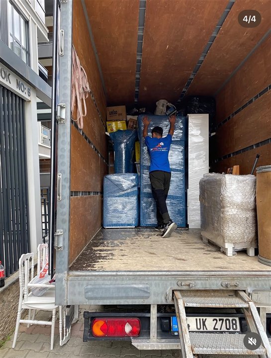 Paketli mobilyaların araç içinde yerleştirilmesi